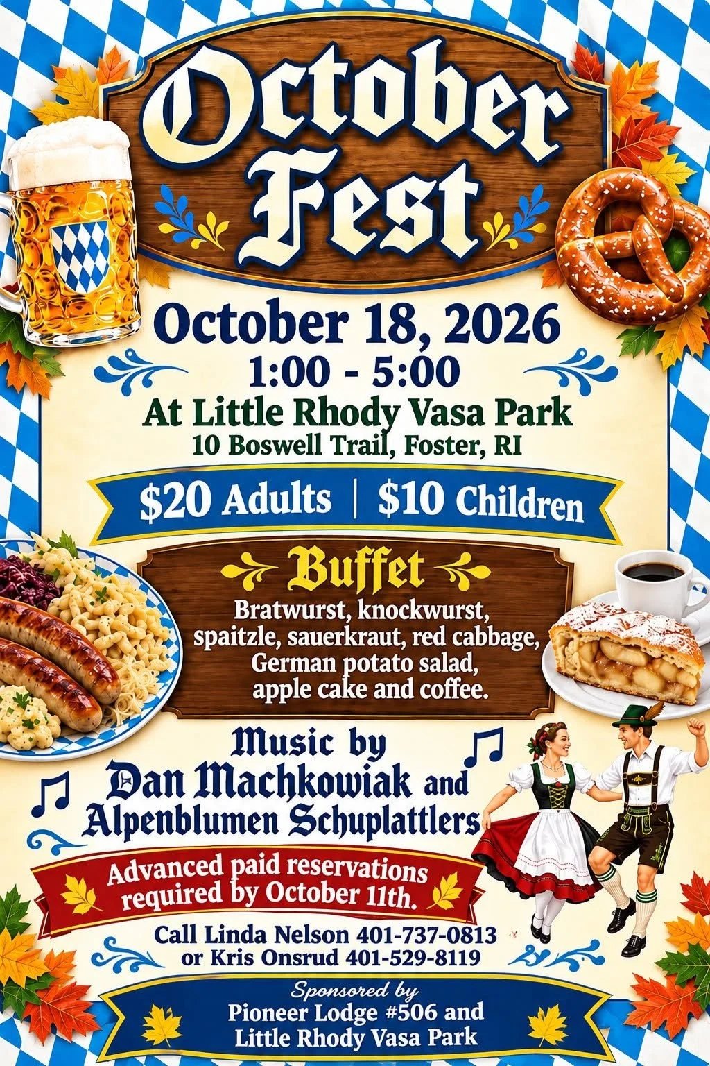 Octoberfest - POSTPONED TO NEXT YEAR! 