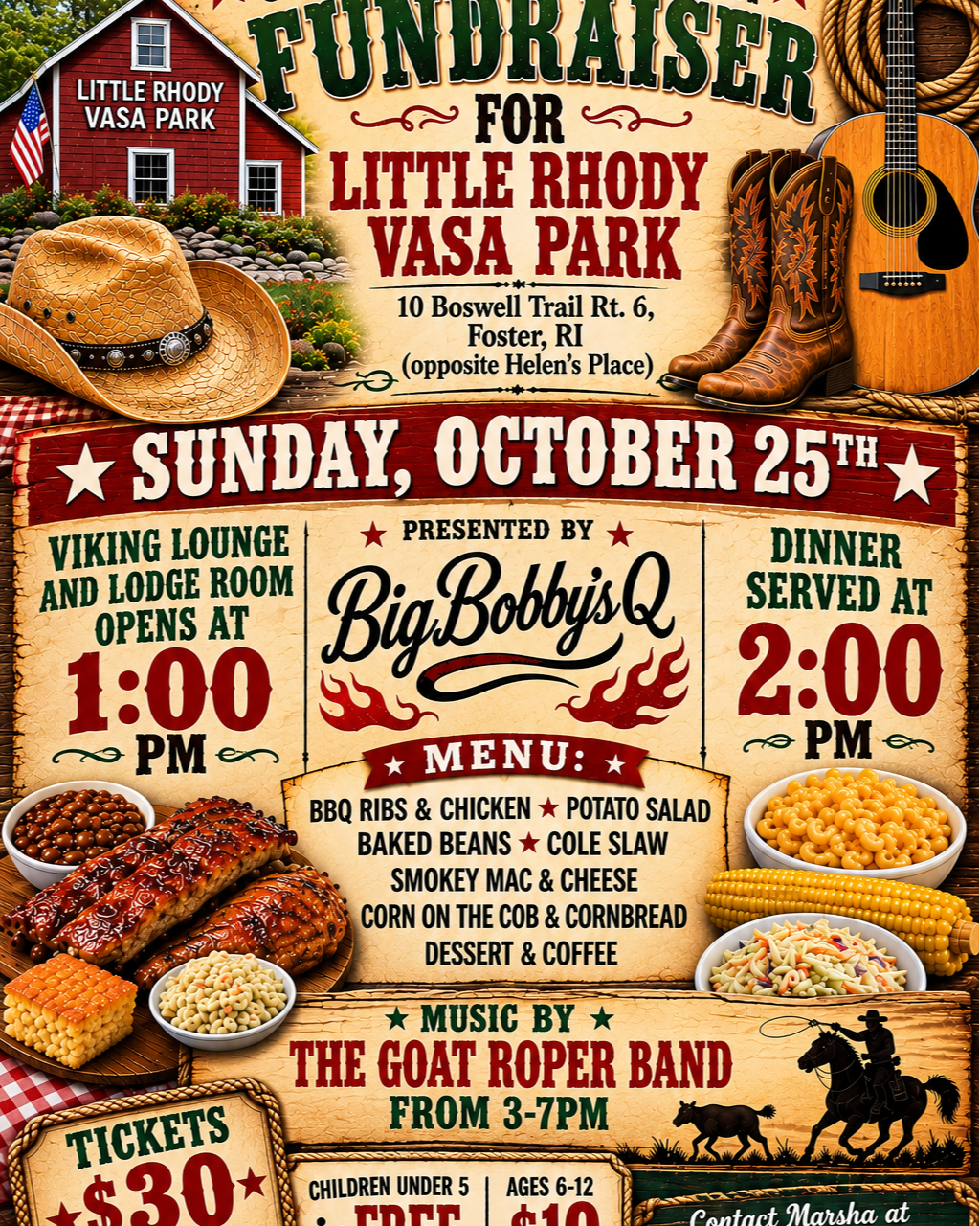 Country Western Fundraiser Rescheduled