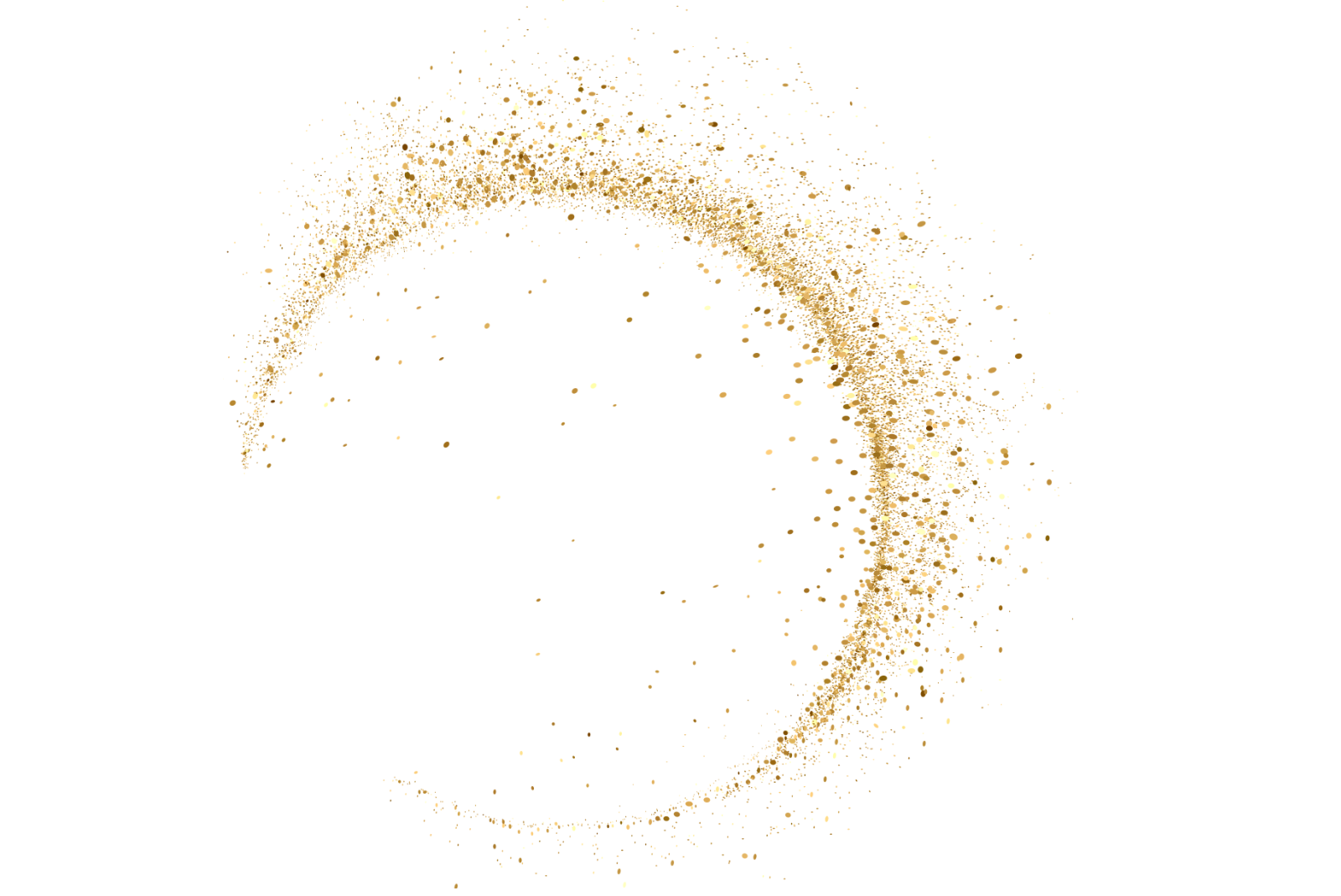 Gold circular pattern.
