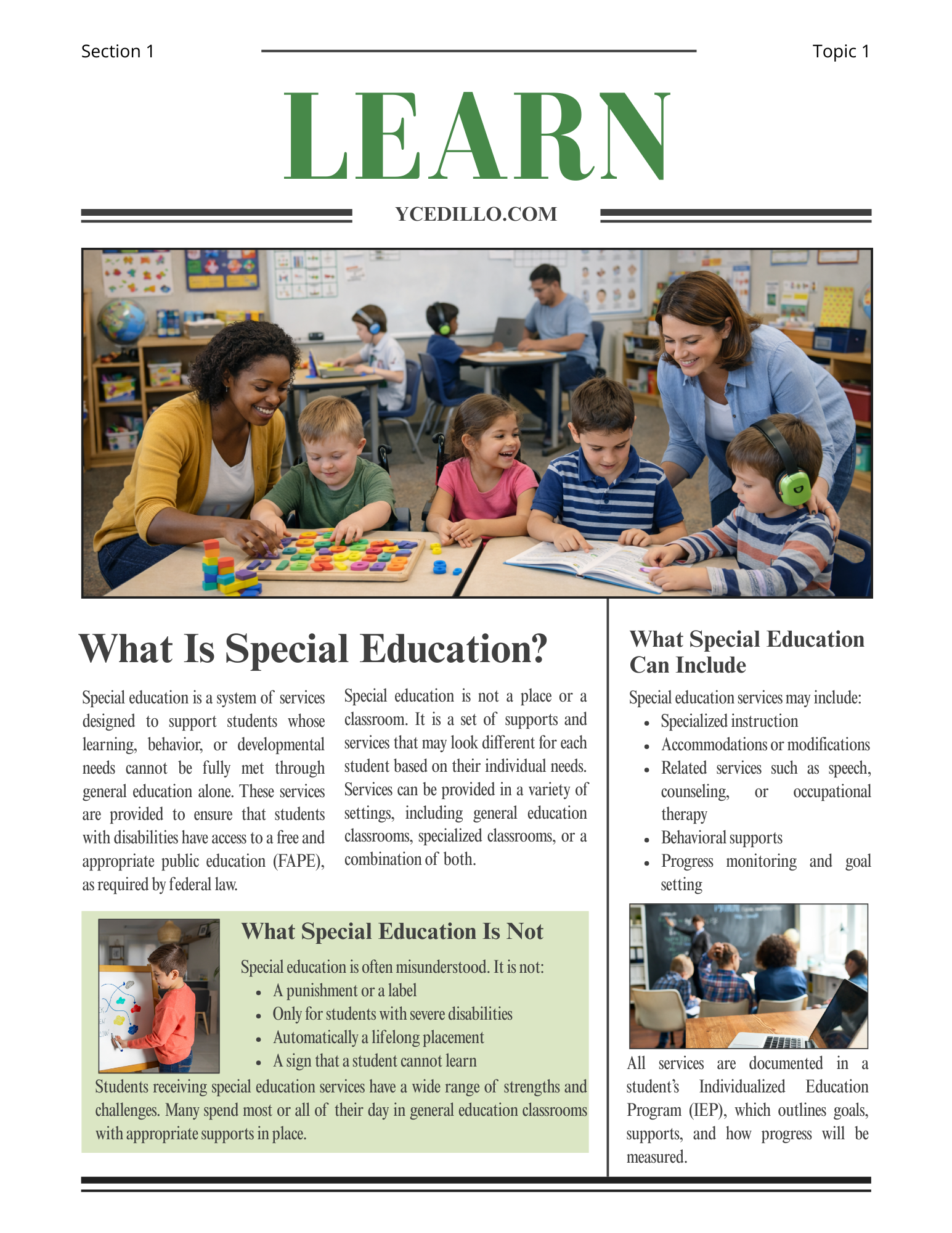 What Is Special Education? A Parent-Friendly Overview