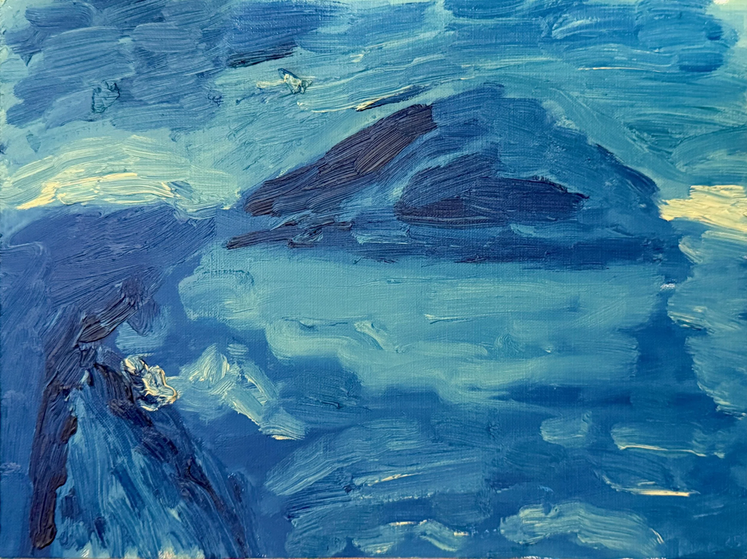 Prussian Blue Seascape