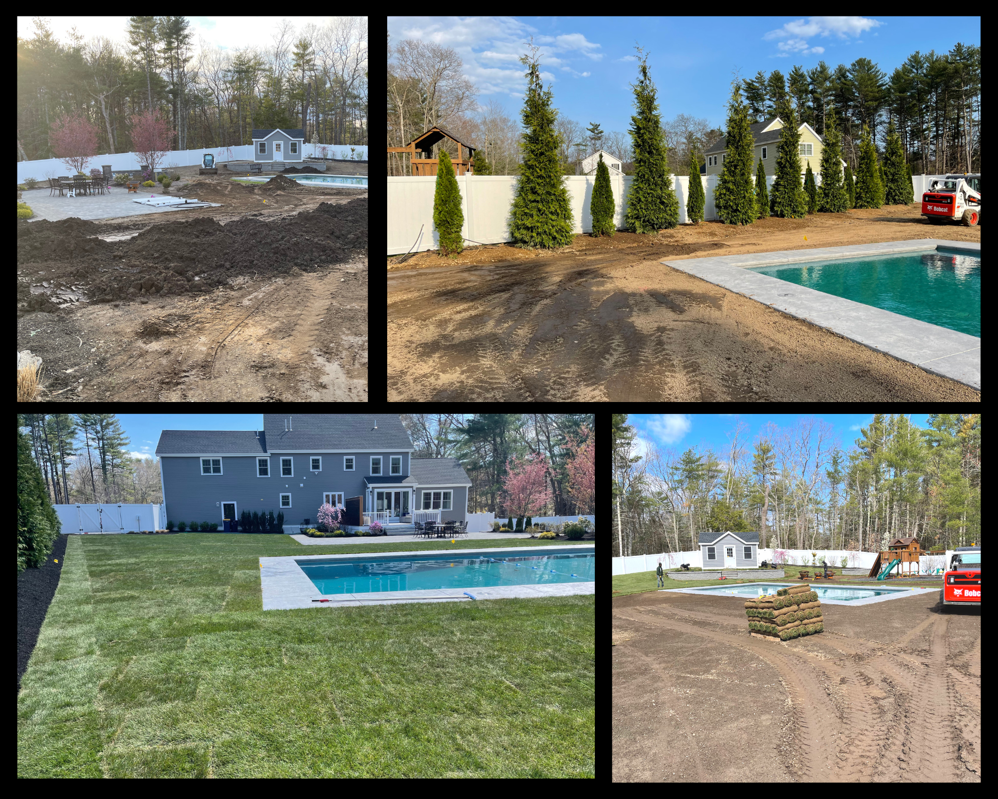 Blue Summer Beach Photo Collage.png