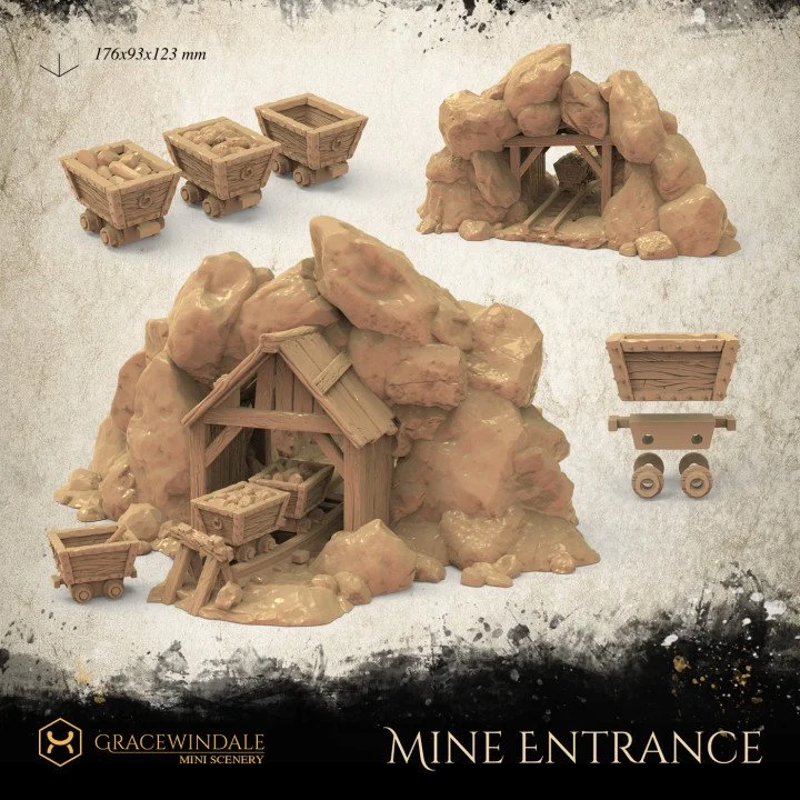Mine Entrance Set