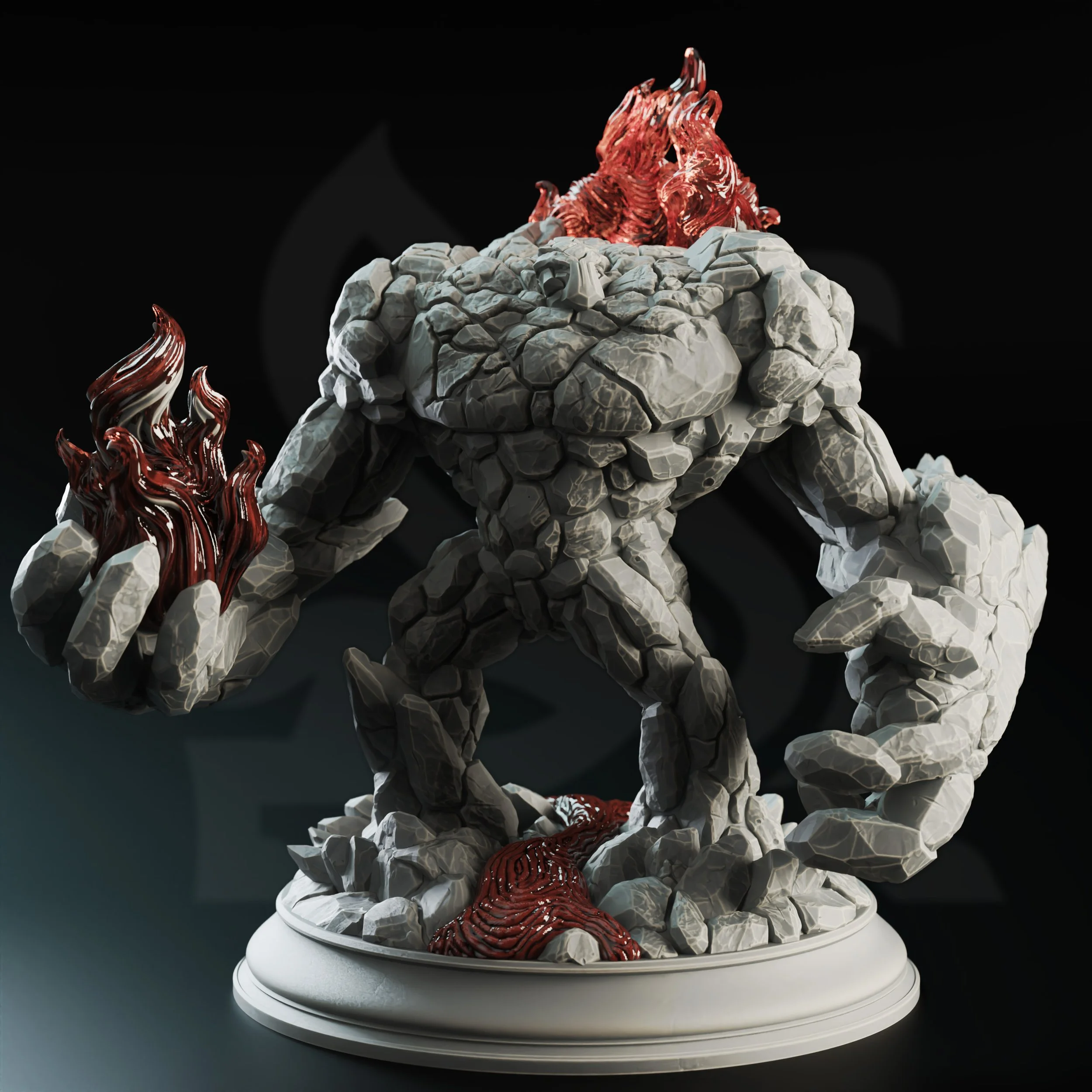 The Three Faces - Elemental Golems - Fire Front.jpg