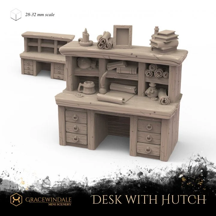 Desk with Hutch