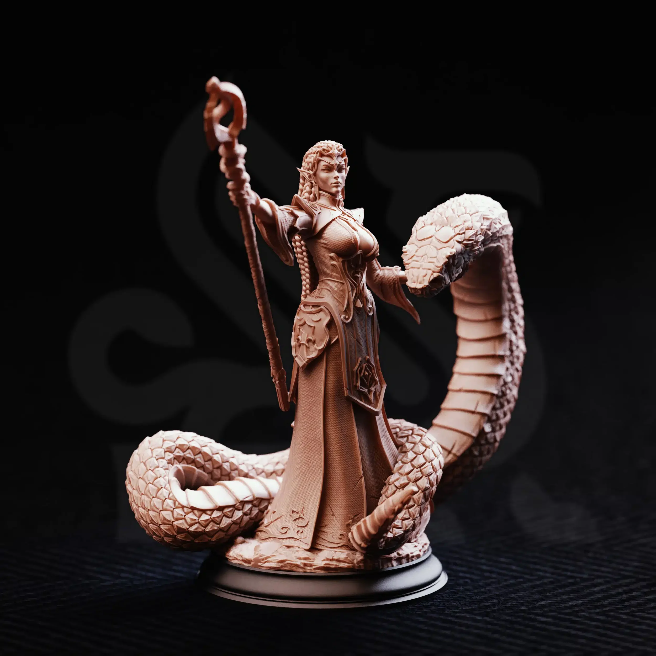 Sun Elf Snake Sorceress