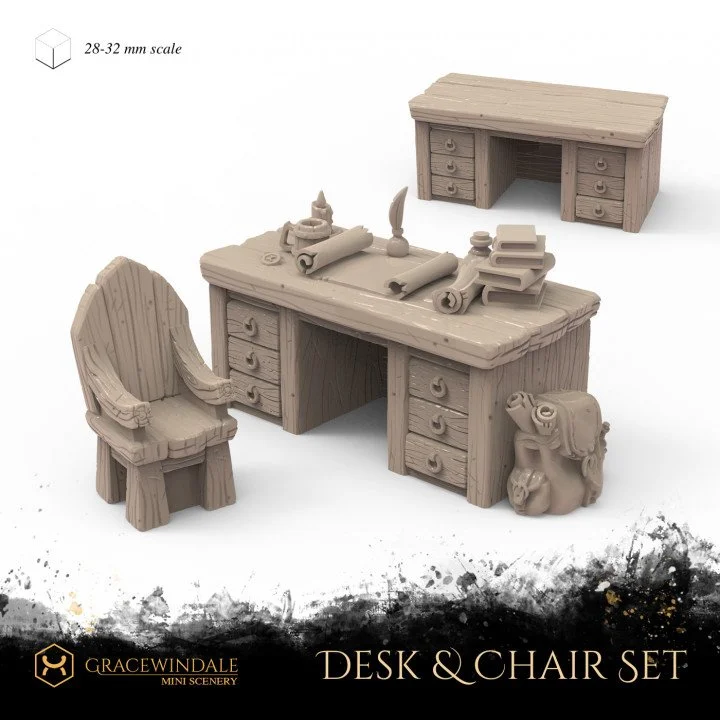 Desk and Chair