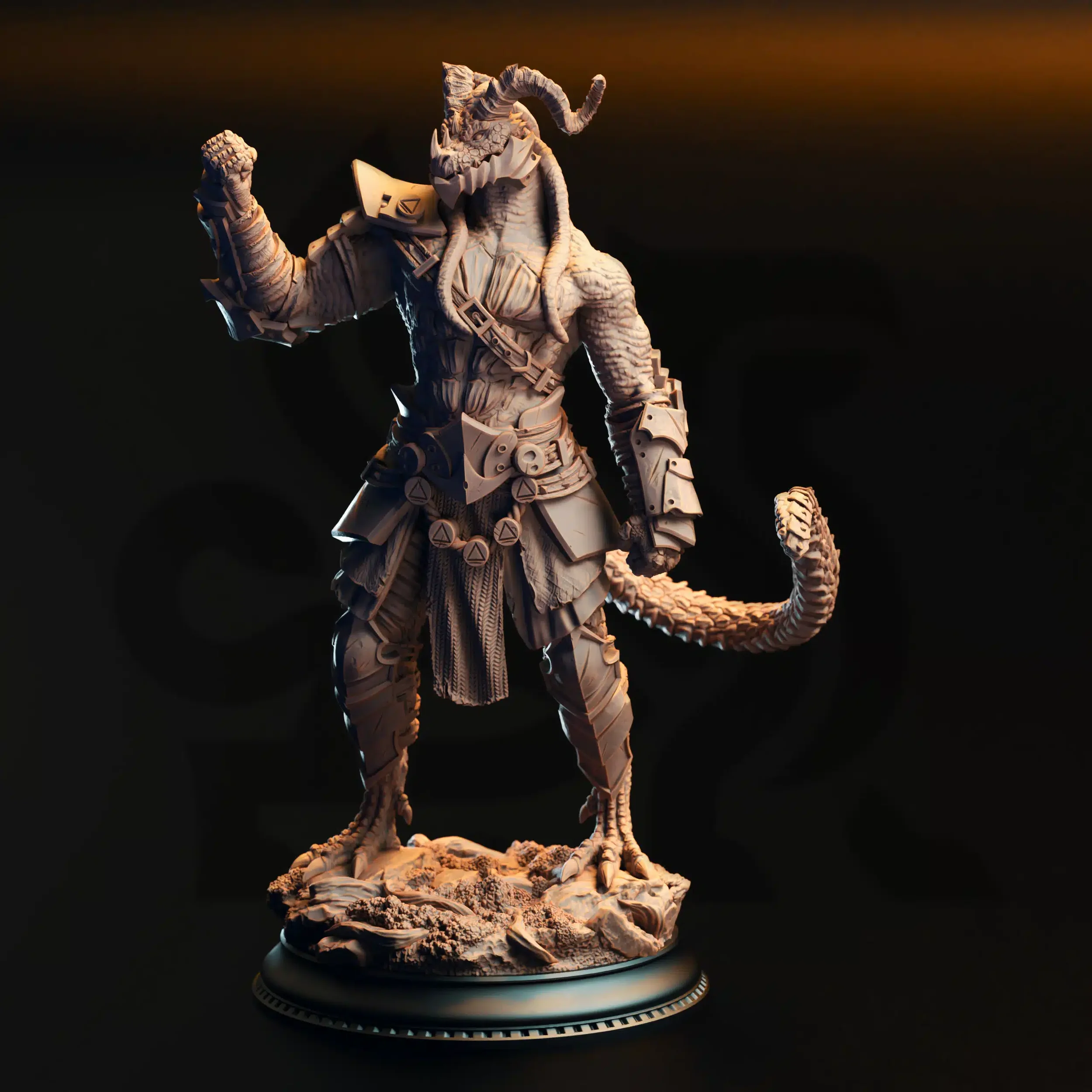 Vaakrin-Steeljaw-Black-Dragonkin-Fighter-Front.webp