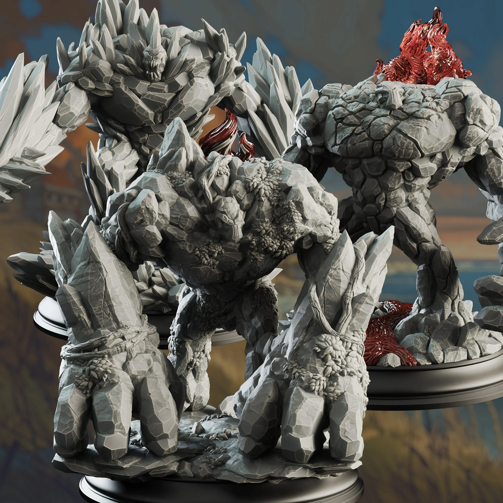 The Three Faces - Elemental Golems.jpg