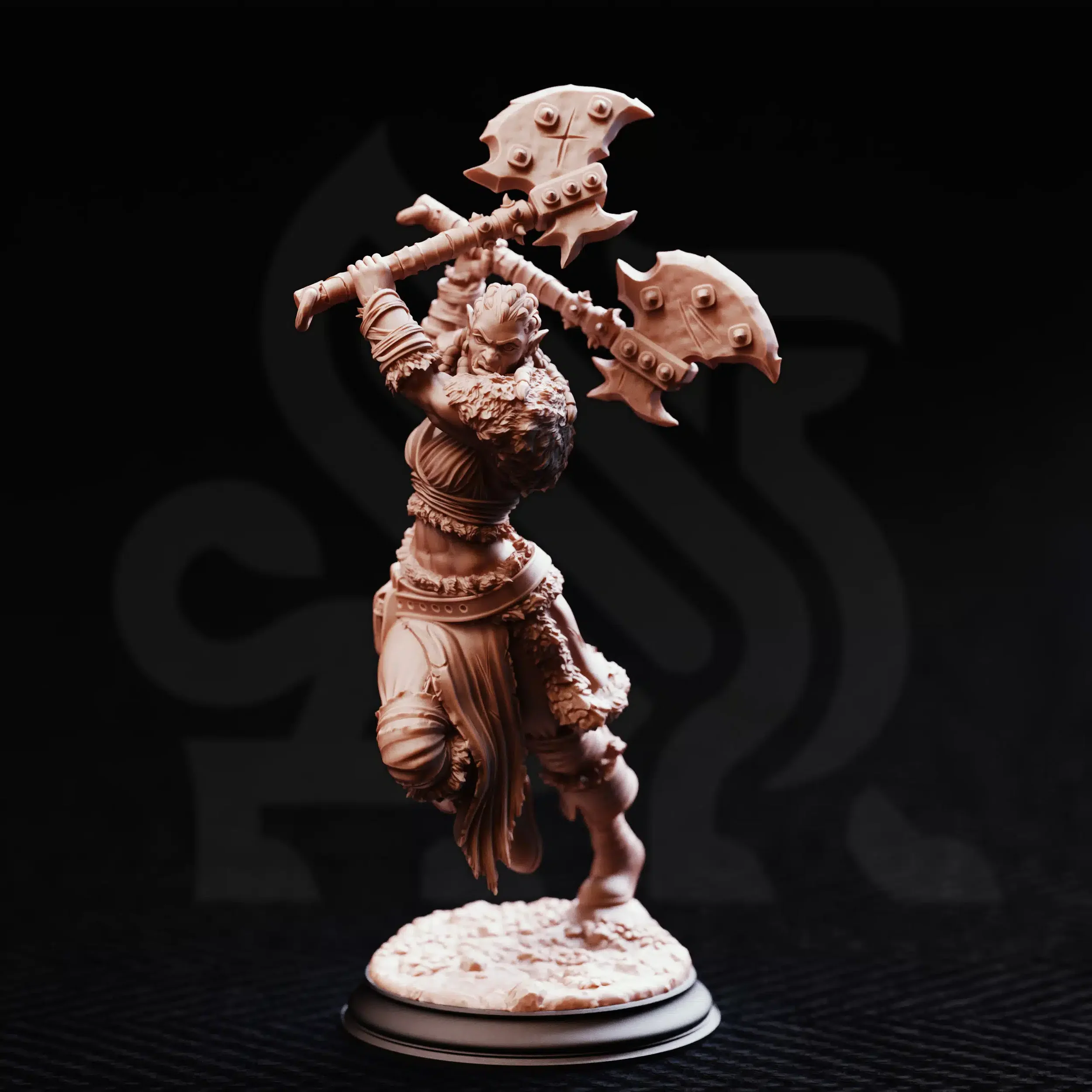 Half-Orc Barbarian