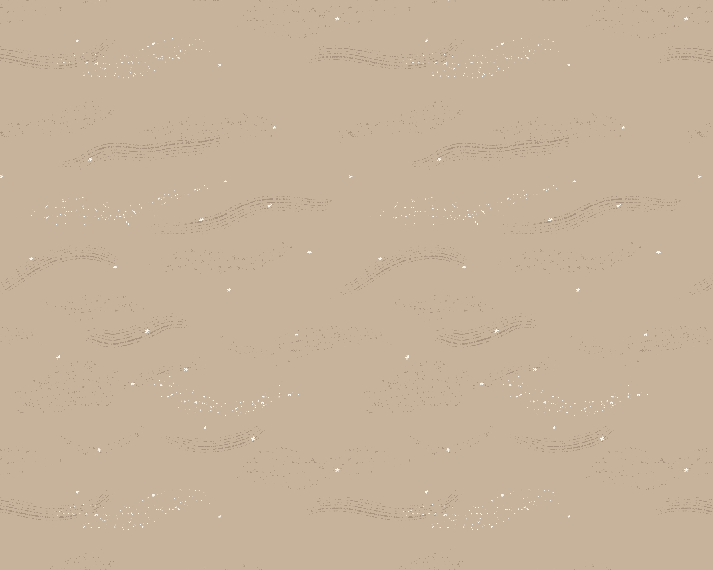 A beige sandy beach background with scattered white sparkles and texture lines creating a whimsical, night sandy beach pattern.