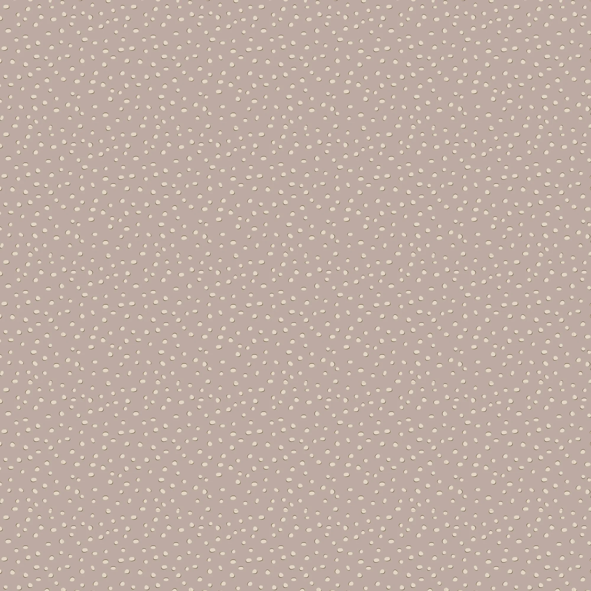A pattern of small white dots on a beige background.