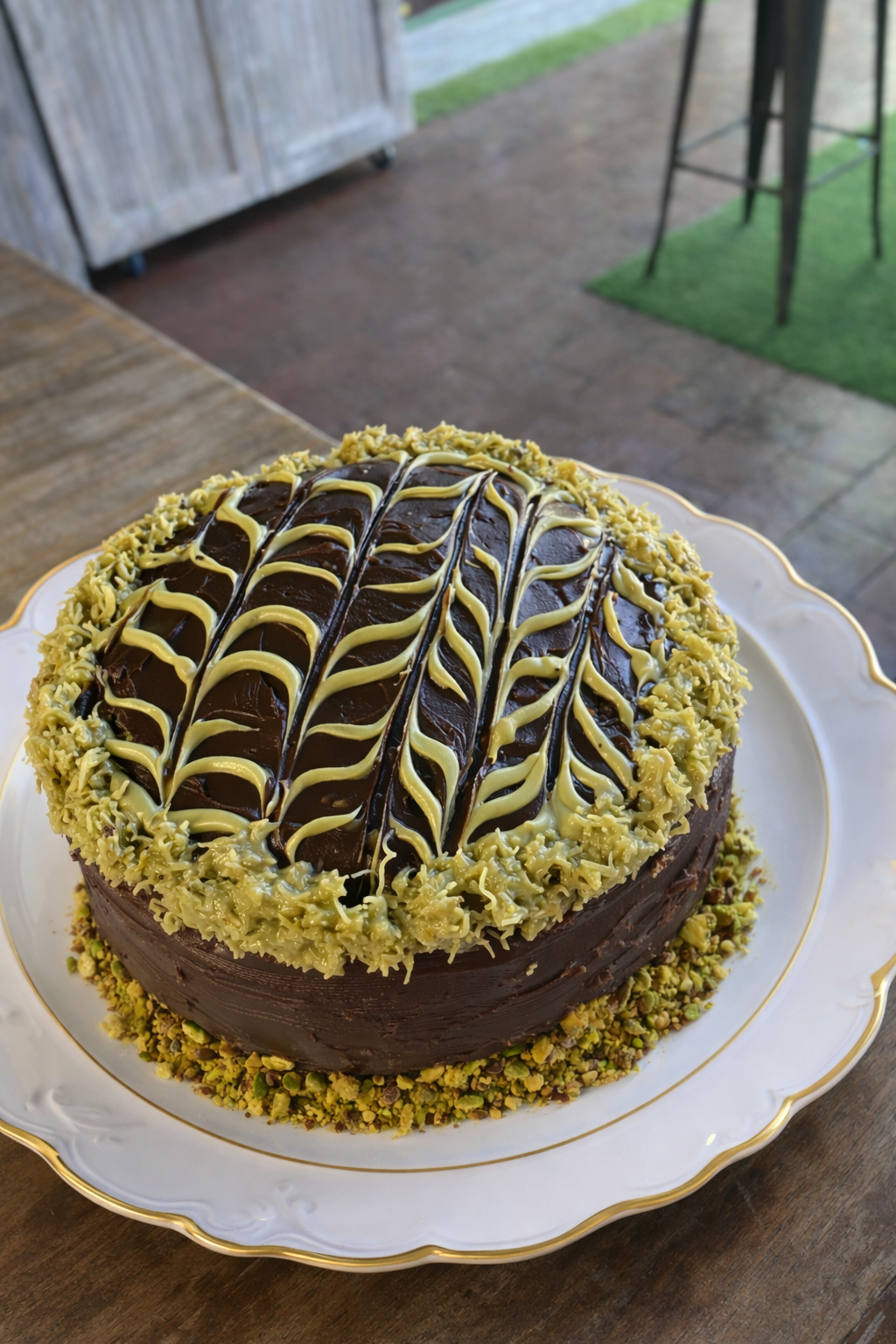 Dubai Chocolate Cake