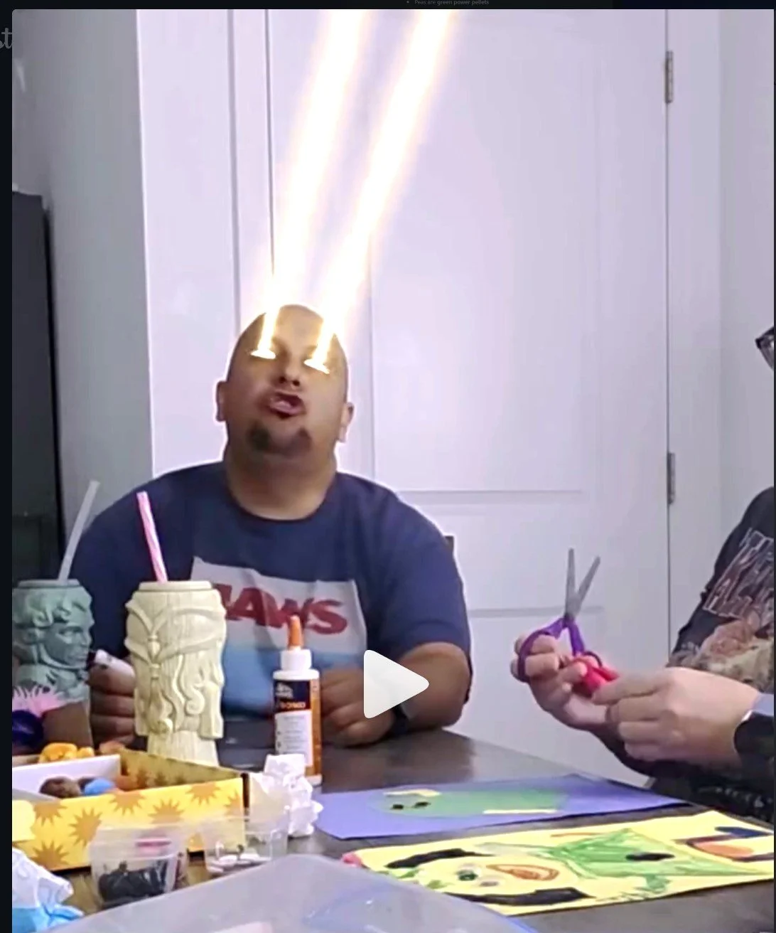 Family of Fun Media YouTube video thumbnail showing a family participating in a creative challenge.