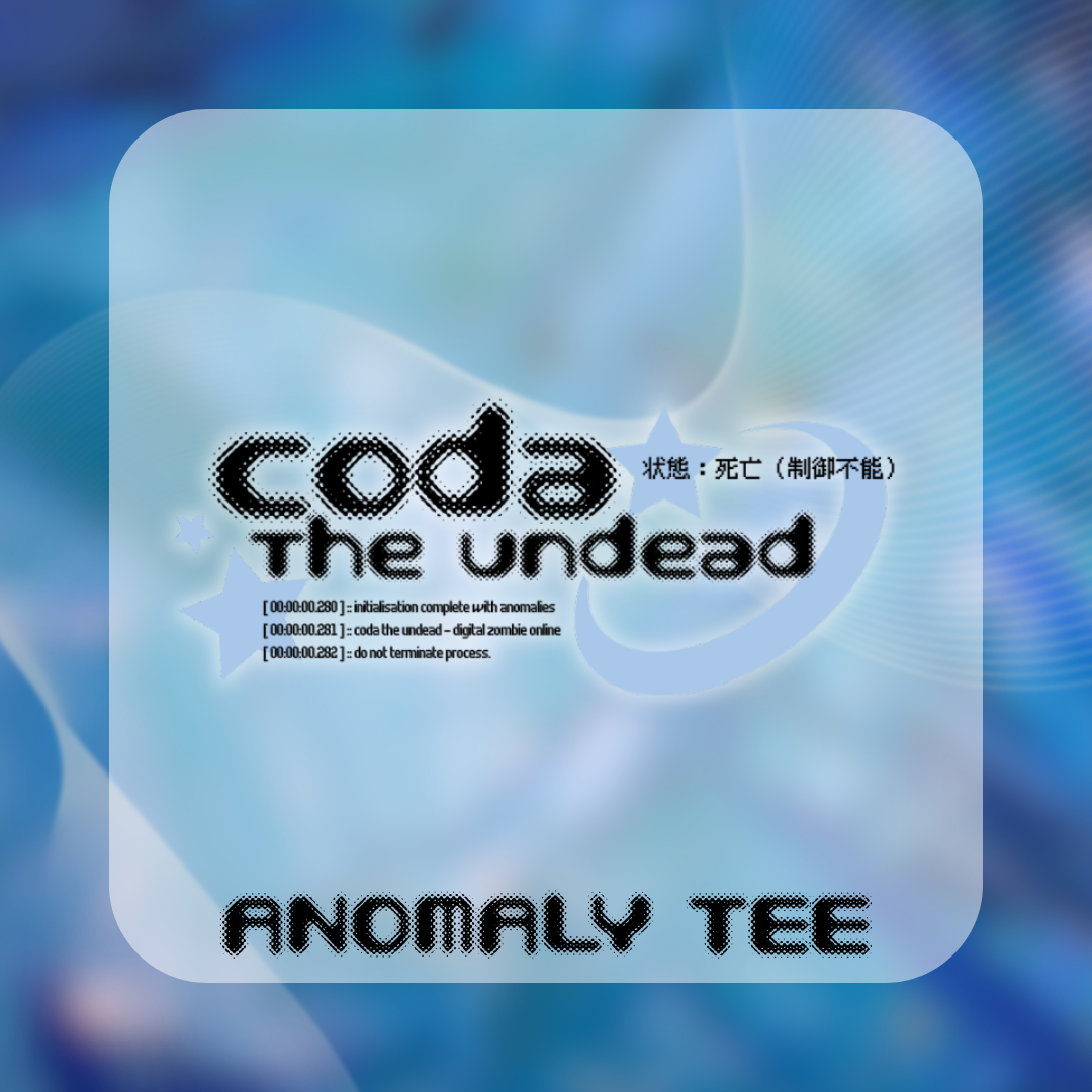 ANOMALY TEE [PREORDER]