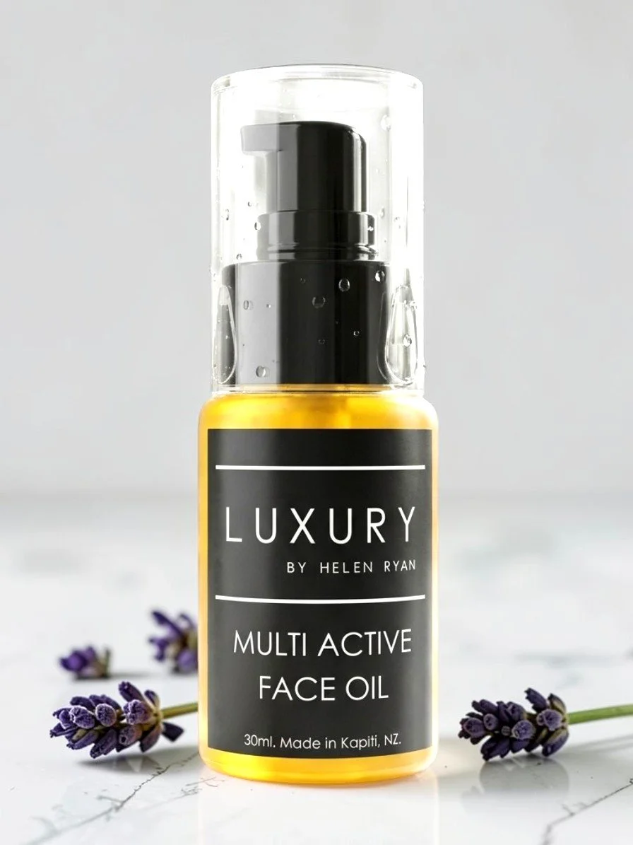 Luxury by Helen Ryan anti-ageing skincare set multi active face oil rich in natural actives made in NZ
