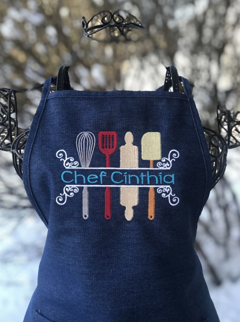Personalized Embroidered Apron