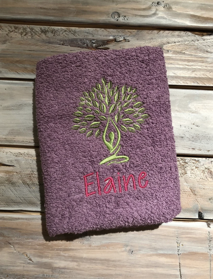 Yoga Personalized Hand Towel