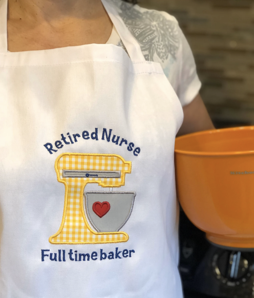 Personalized Embroidered Apron