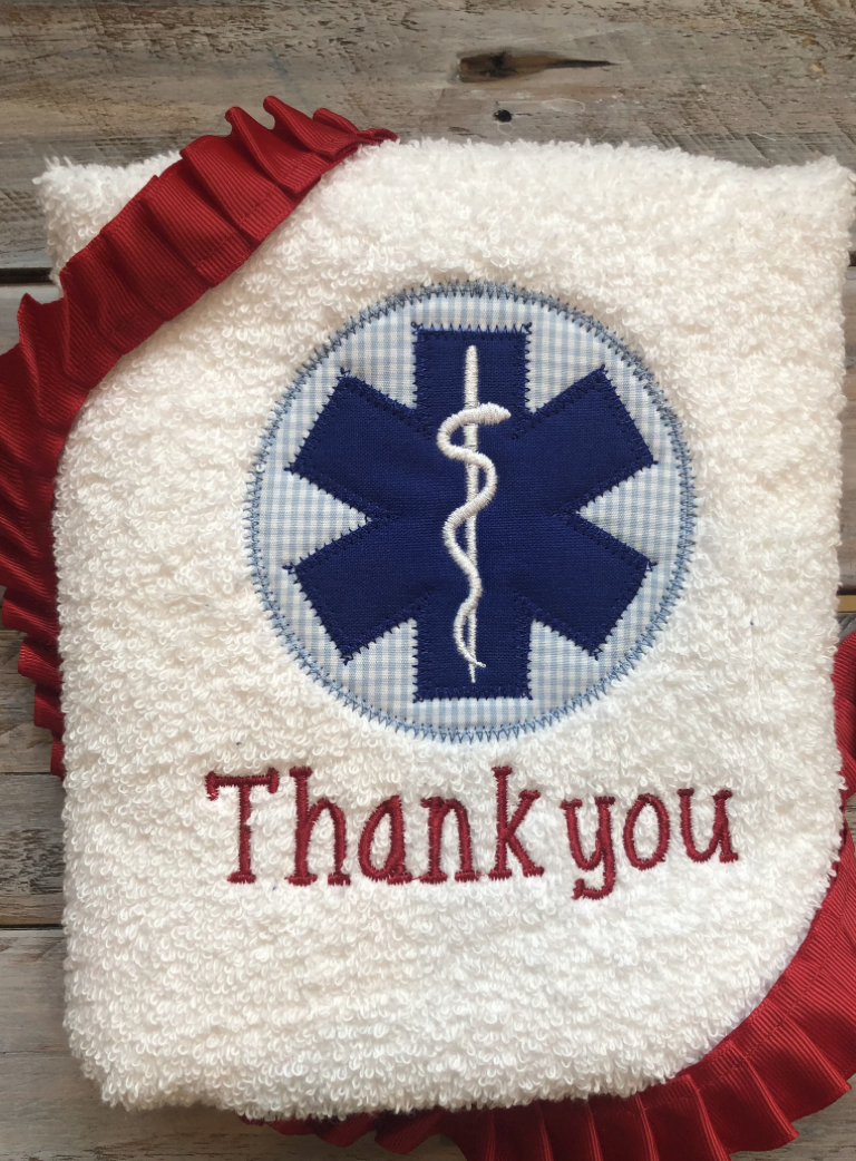 Paramedics Personalized Hand Towel
