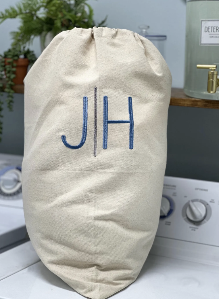 Canvas Personalized Laundry Bag