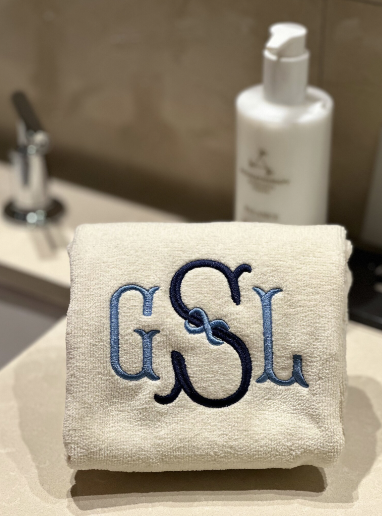 Monogrammed Hand Towel