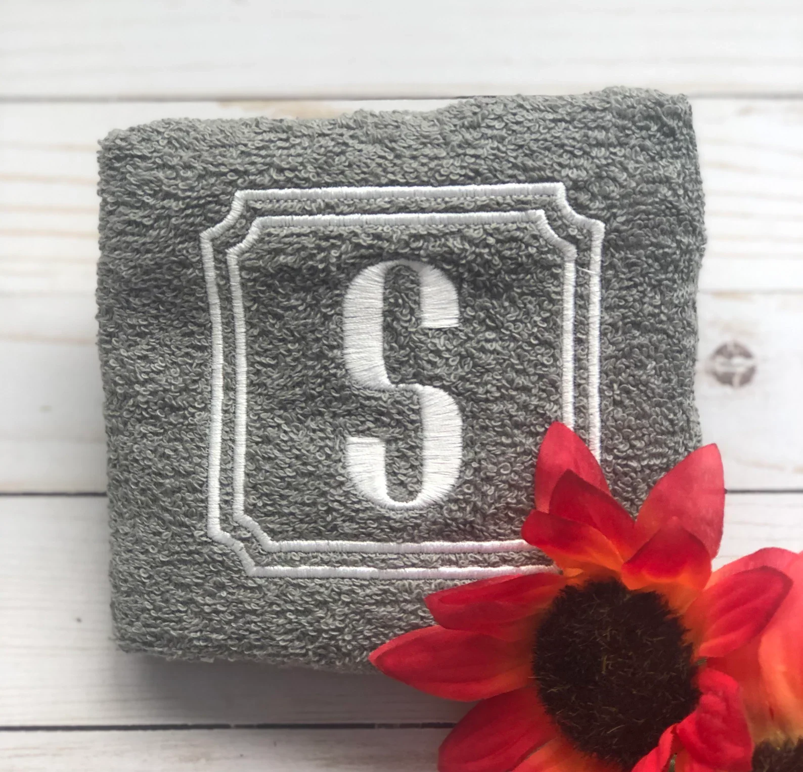 Monogrammed Personalized Hand Towel