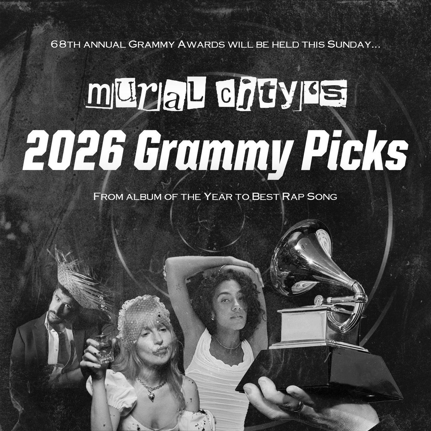 With the Grammys coming up this weekend, we thought we'd share some of our picks for this year's awards
-
-
-
-
#grammys #philly #2026grammys #badbunny #kendricklamar #oliviadean #sza #kpopdemonhunters #selenagomez #hayleywilliams #tylerthecreator #l