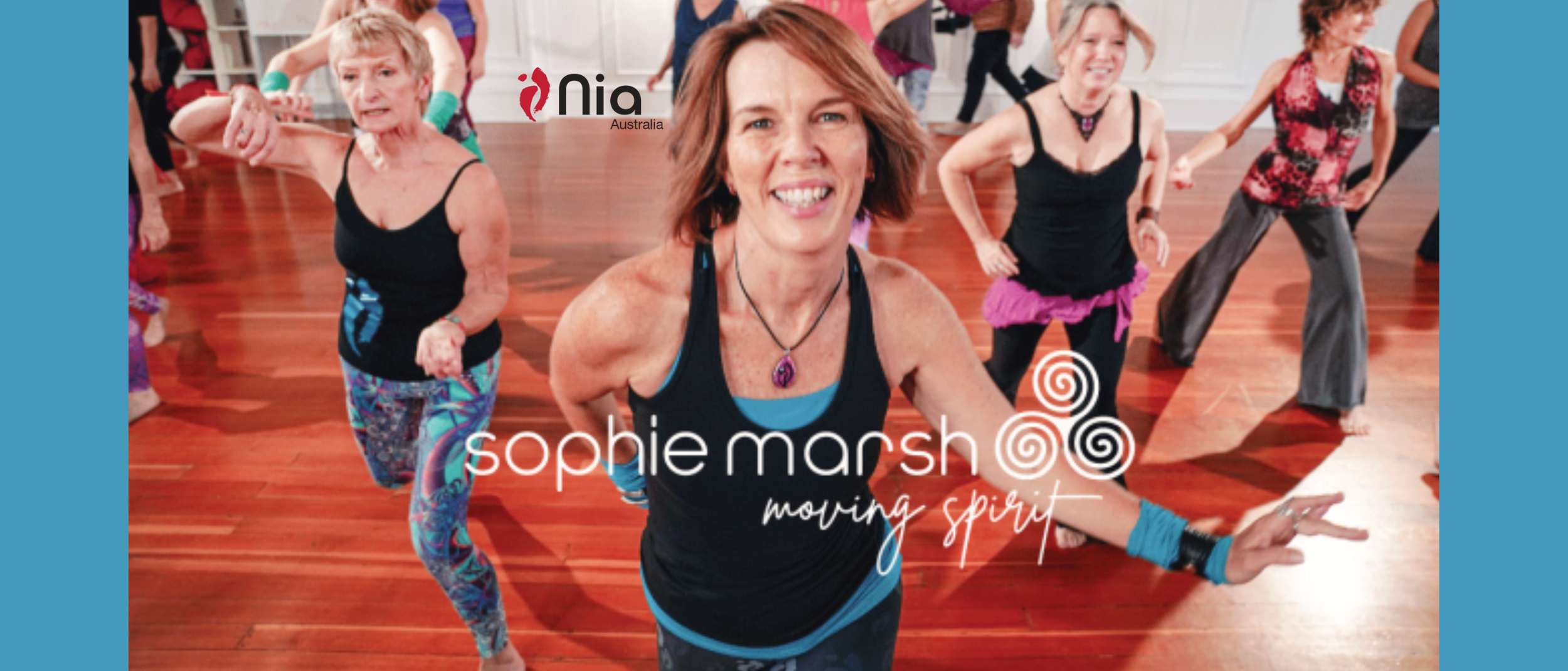 Women doing Nia Wellness dance, a joyful somatic dance.