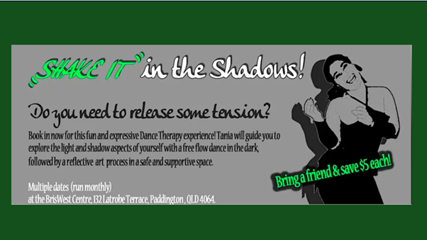 Shake it in the shadows flier