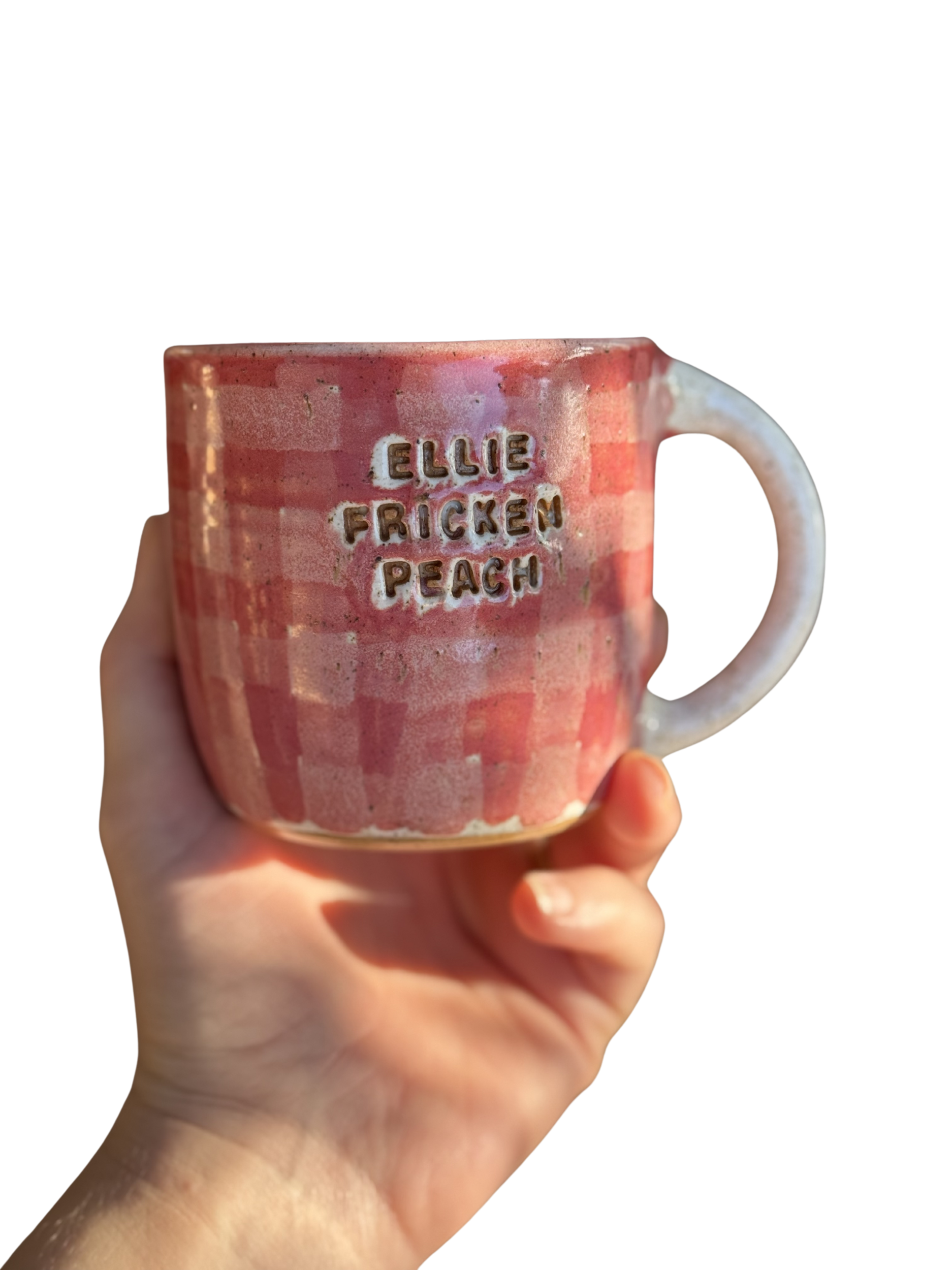 Custom Gingham Cups