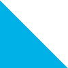 Drapeau avec une moitié noire et une moitié bleue