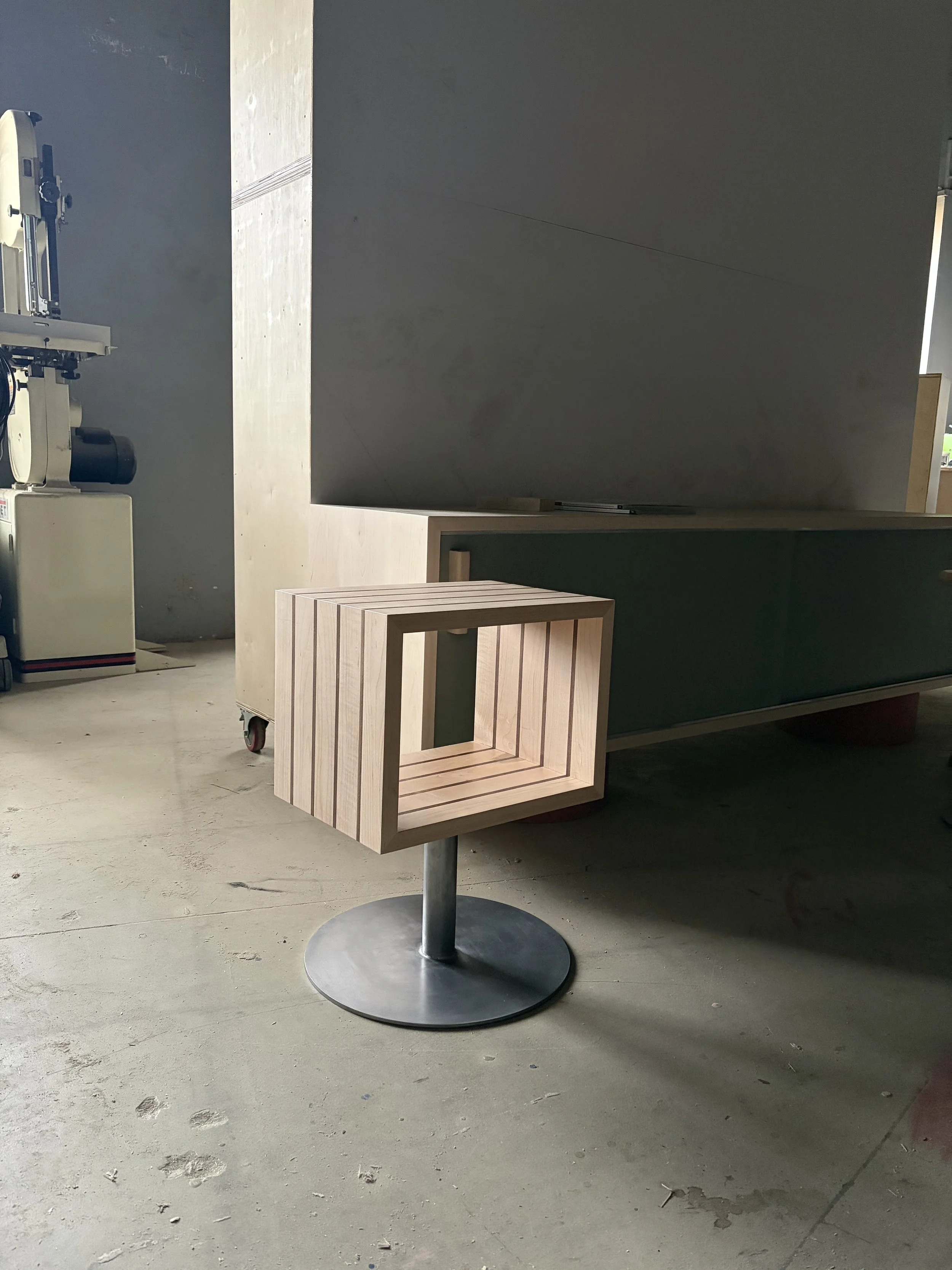 Pinstripe Side Table — H&T