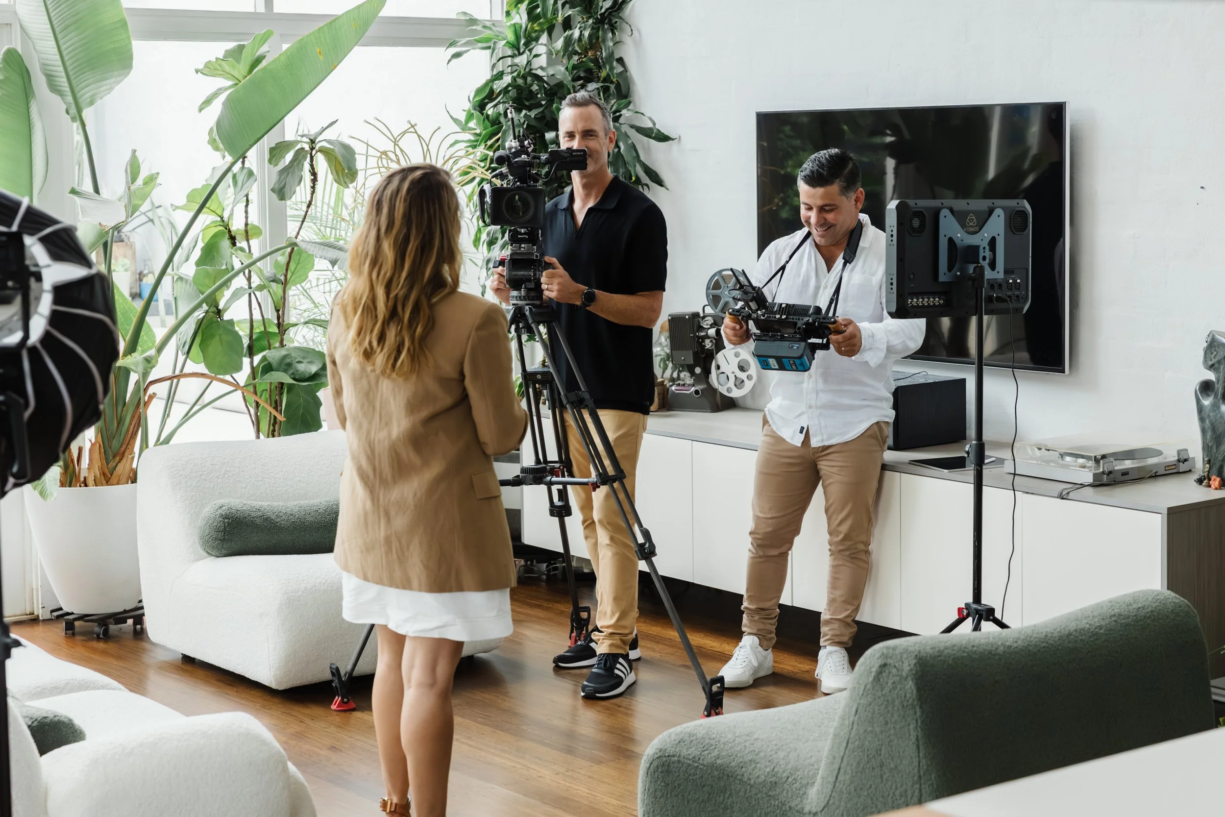 Video production on site for a corporate event, organised to run without micromanagement.