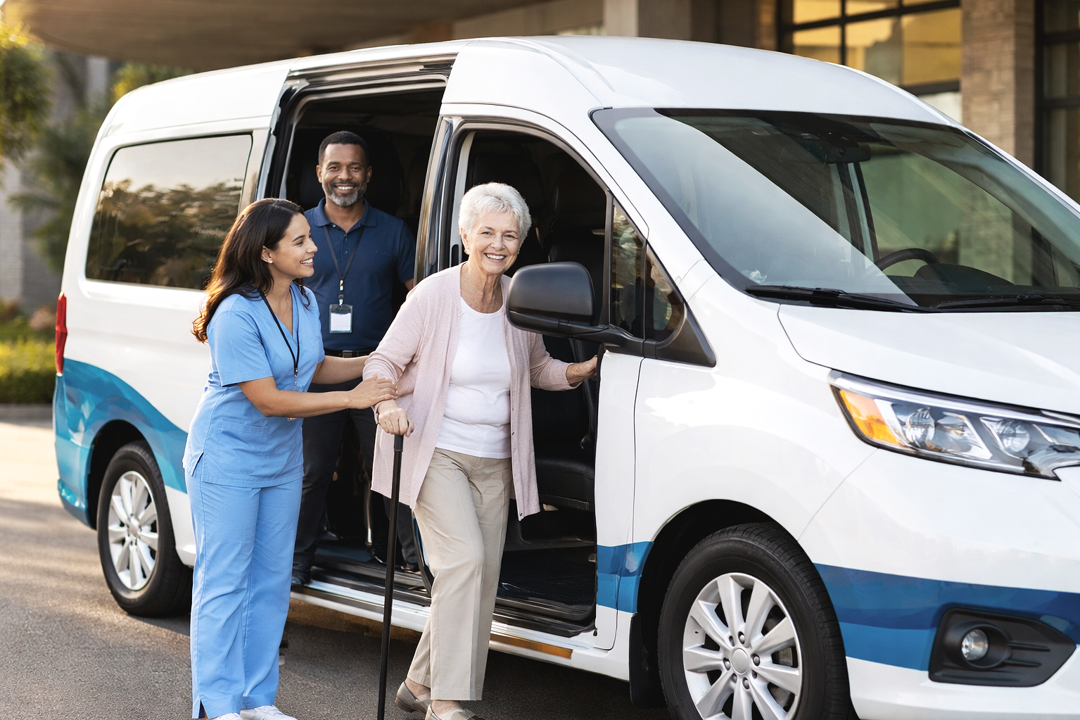 Ambulatory non-emergency medical transportation in Stockton, California