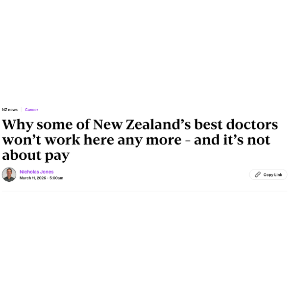 Stuff: Why doctors are leaving and what it tells us about our public health system.