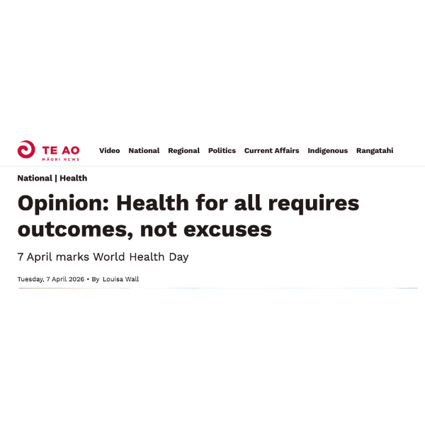 Te Ao Māori News | Health for all requires outcomes, not excuses