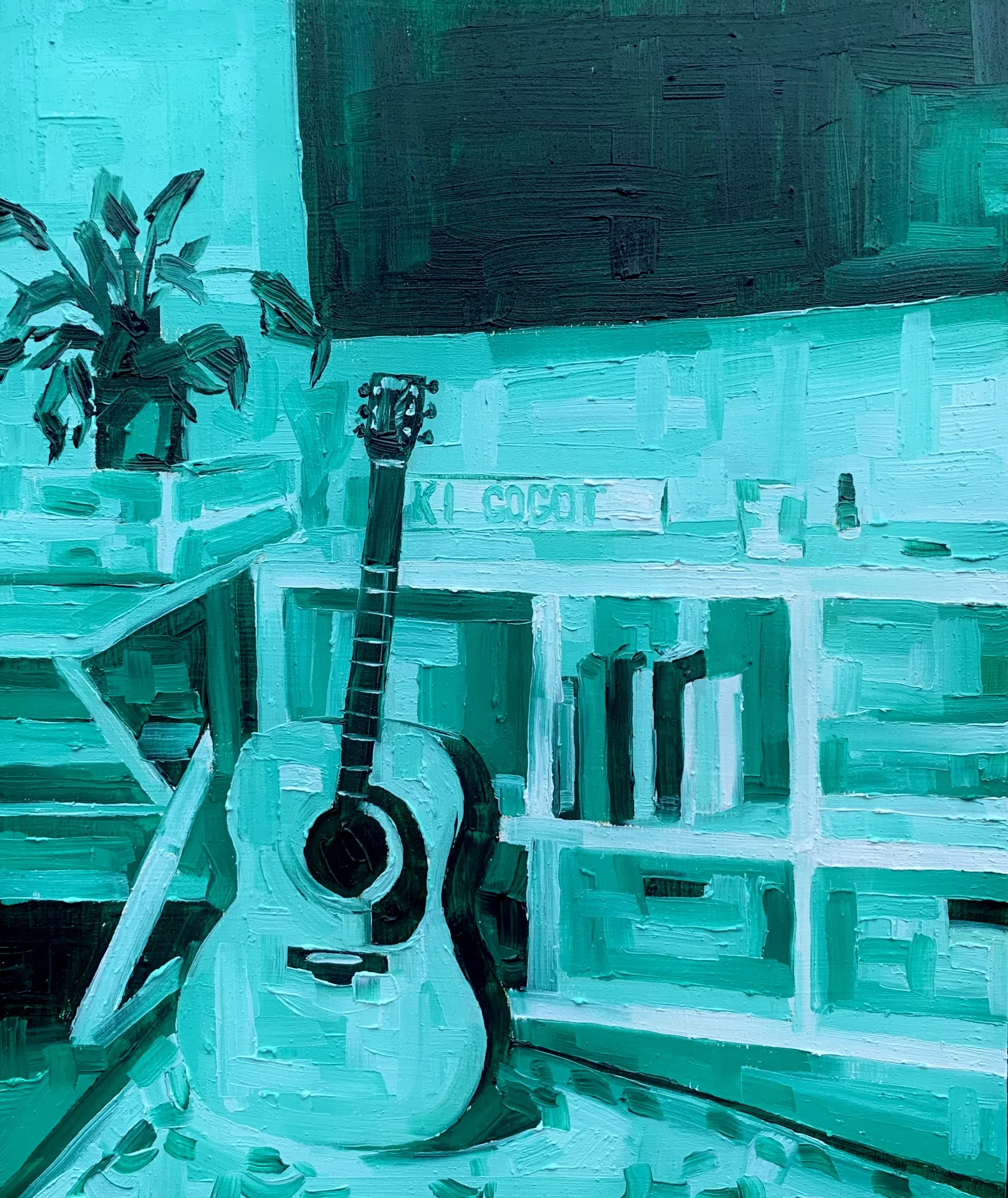 Ki Gogot, Oil on Board, 20 x 24 cm, February 2023