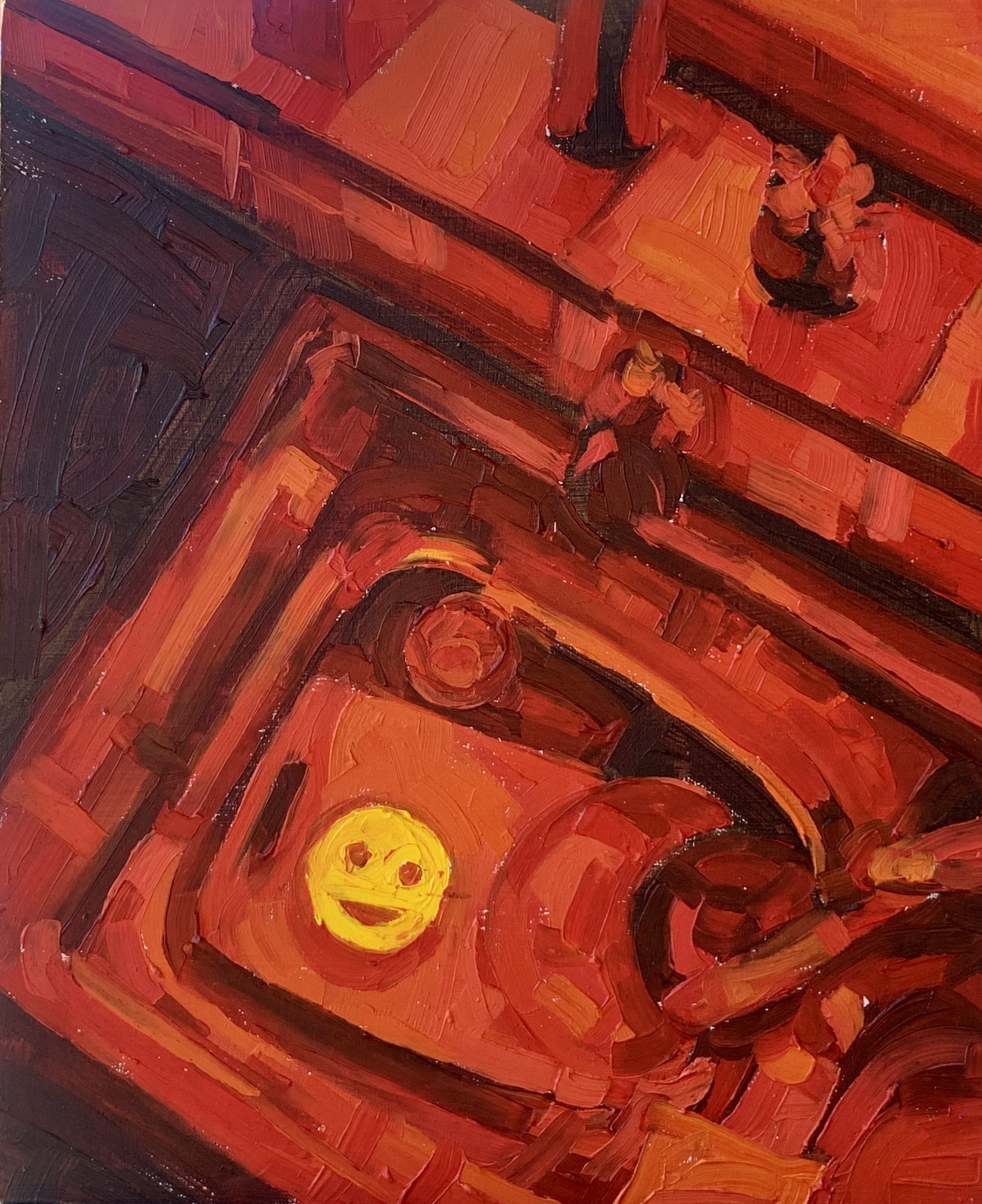 Scrub Daddy,Oil on Board, 20 x 24 cm, February 2023