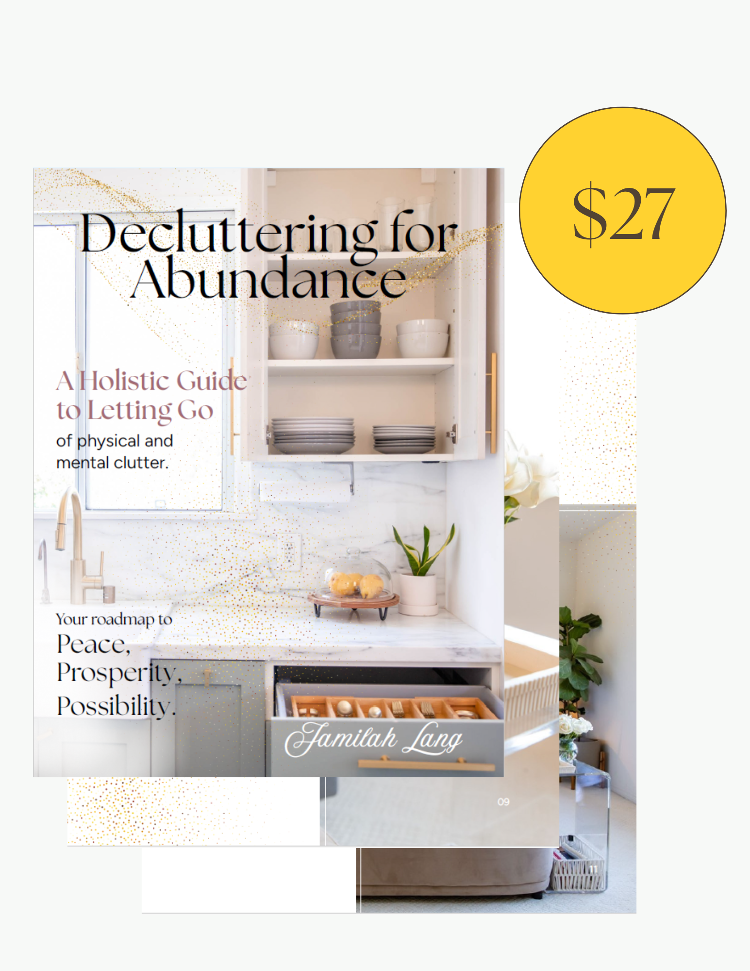Decluttering for Abundance digital guide for mindful living