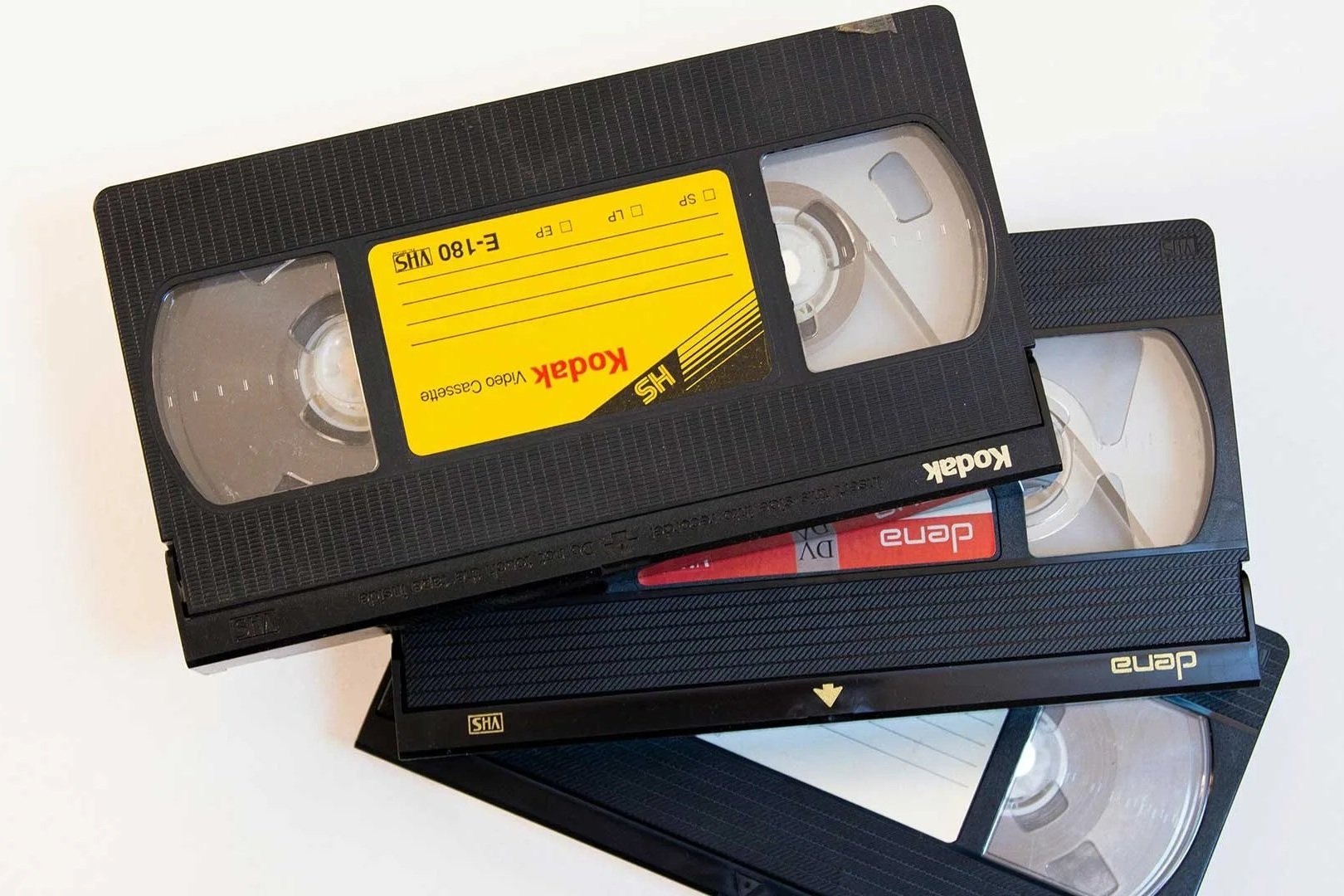 vhs tapes ready to digitize