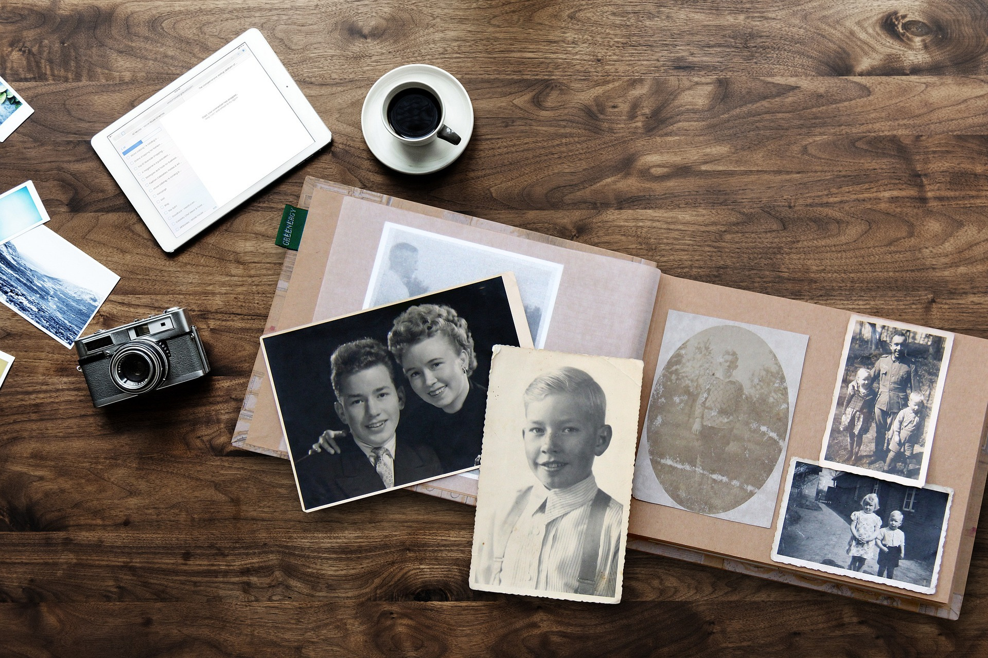 Photo album to digitize and preserve