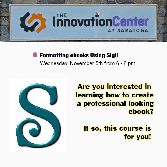 Formatting ebooks Using Sigil on November 5th