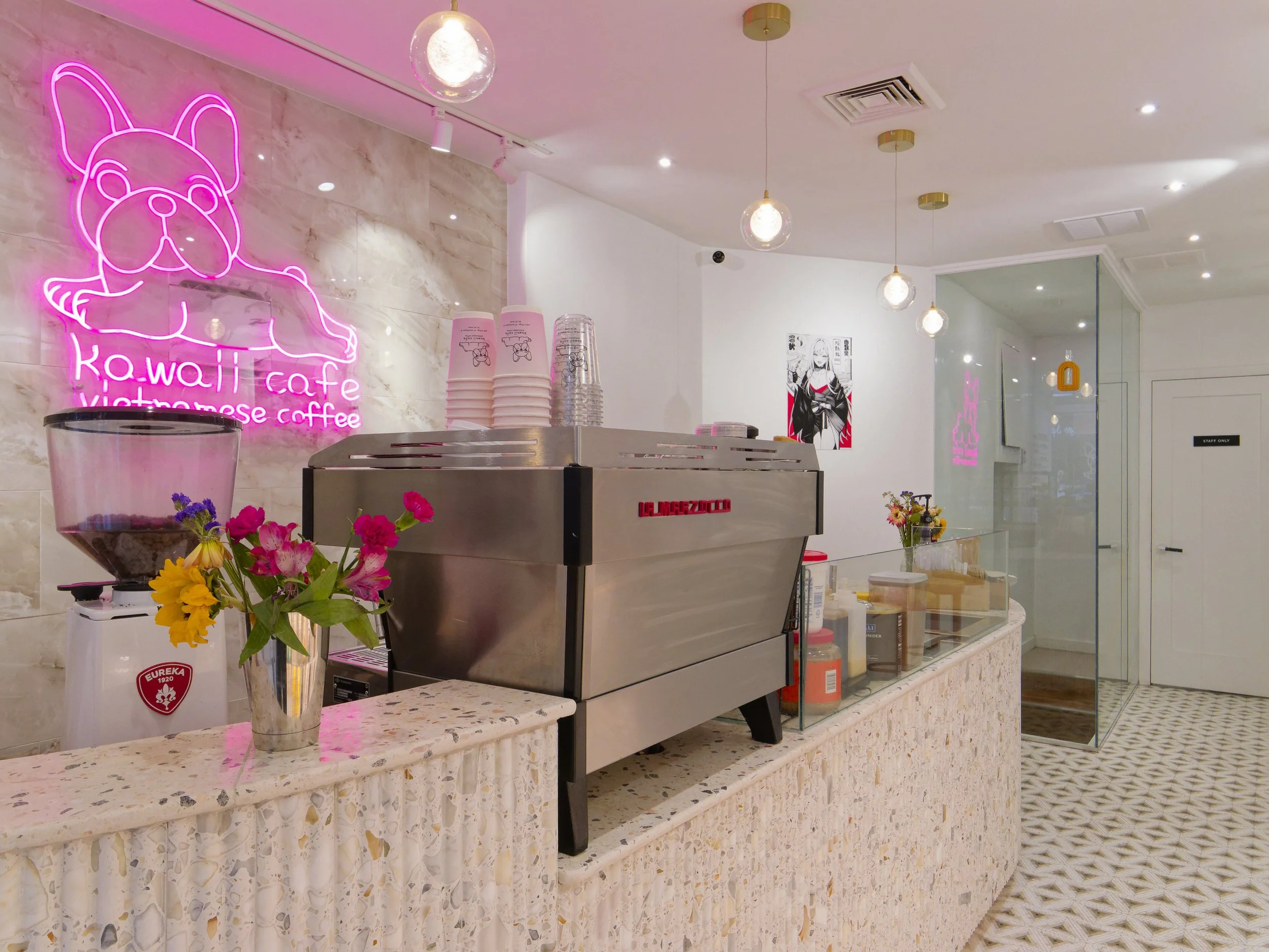 Coffee shop Cafe in Manhattan XZ design build nyc Modern and japanese style