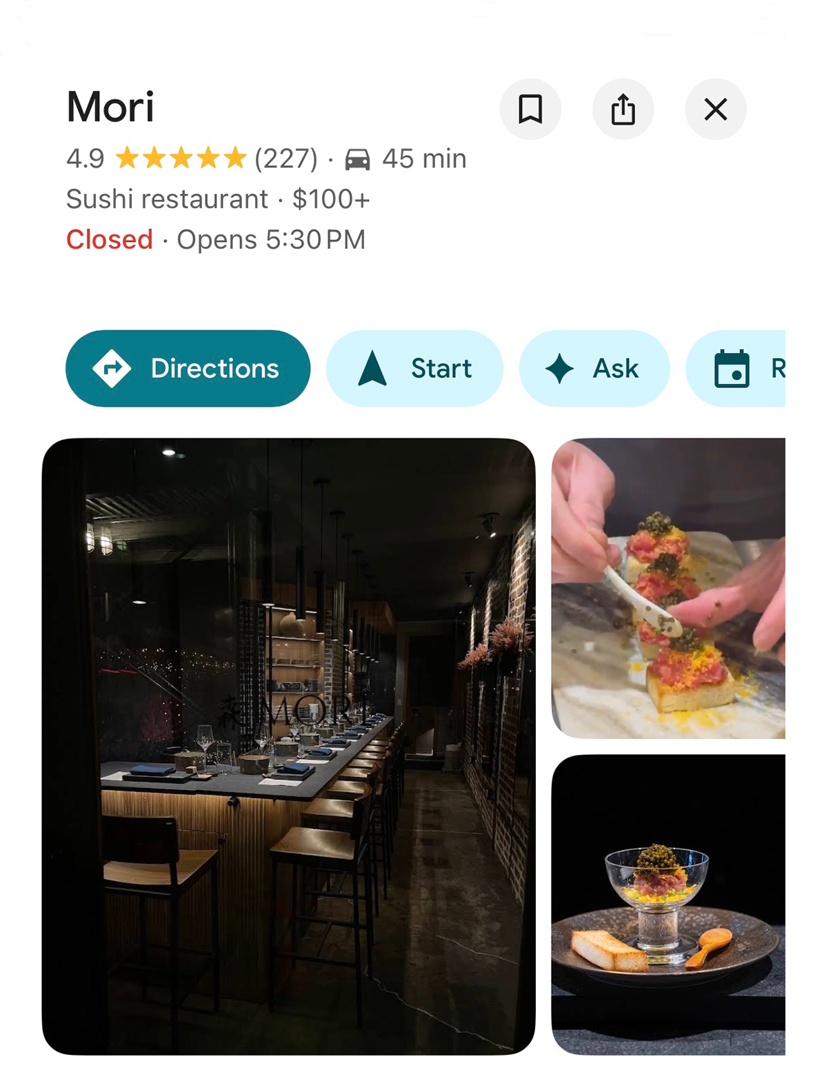 Japanese restaurant Named one of the Best New Restaurants in New York City by Condé Nast Traveler. Contemporary Omakase restaurant design and build.