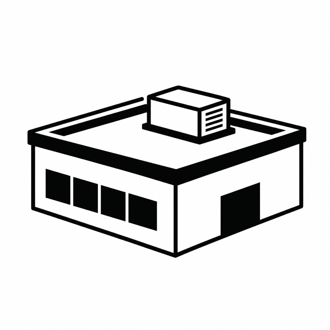 Commercial Roofing services provided by Precision Roofing & Sheet Metal LLC