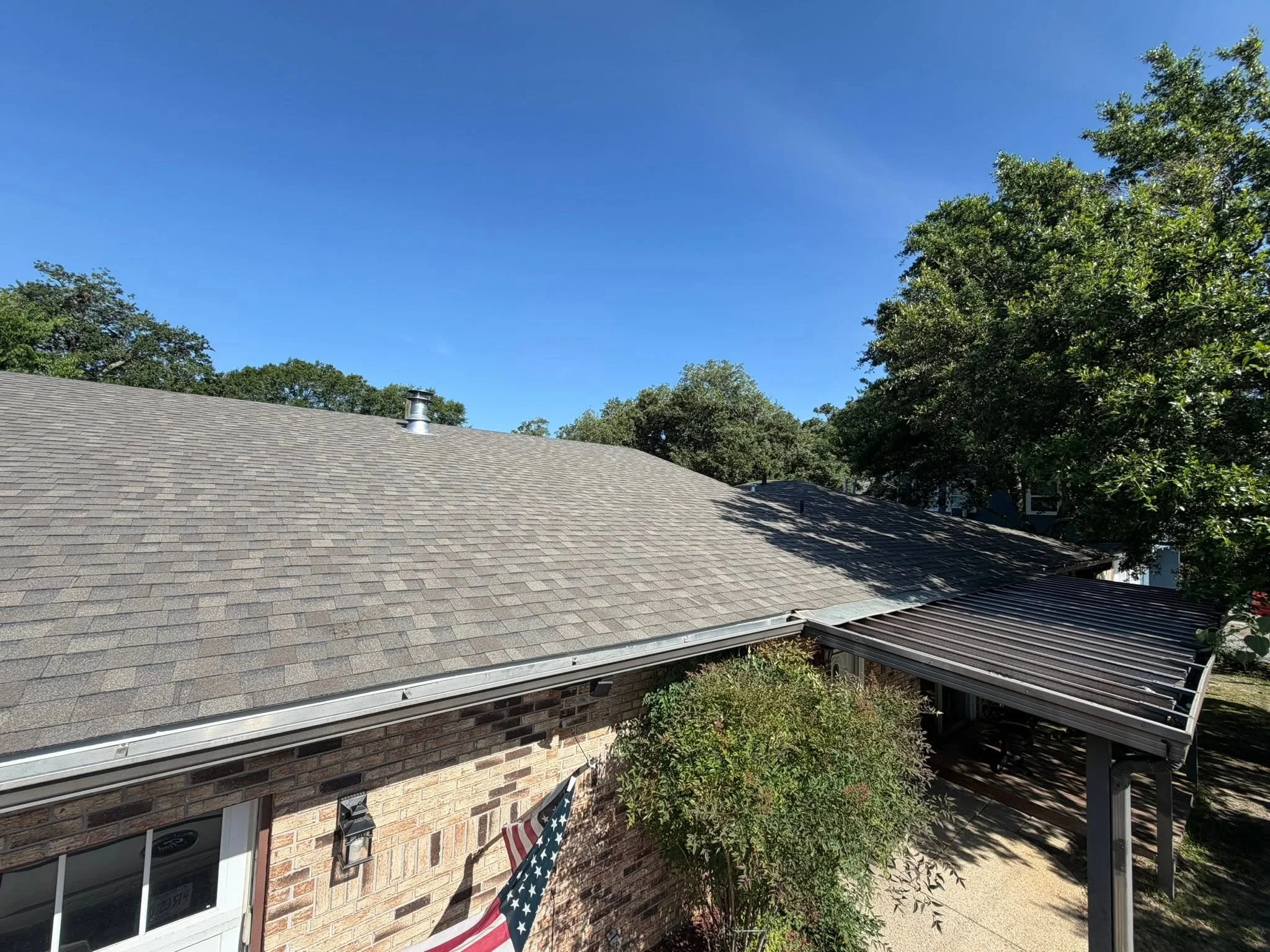 Residential Roof repair to a house in South Mississippi by Precision Roofing & Sheet Metal LLC