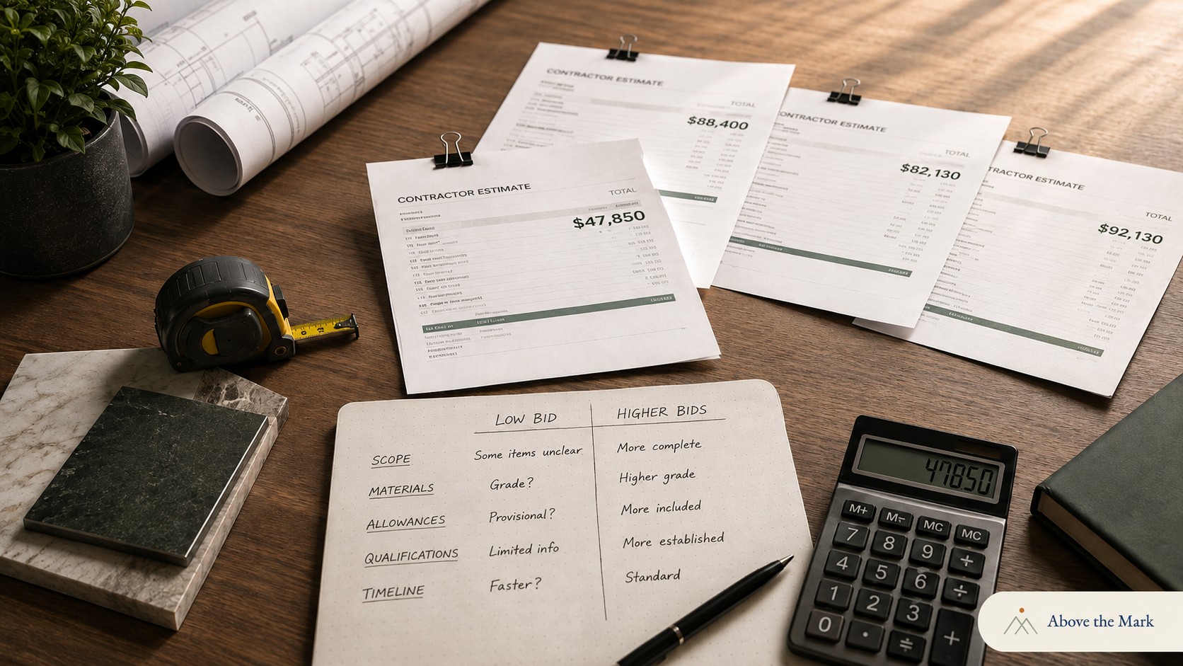 Why Is One Contractor Bid So Much Lower?