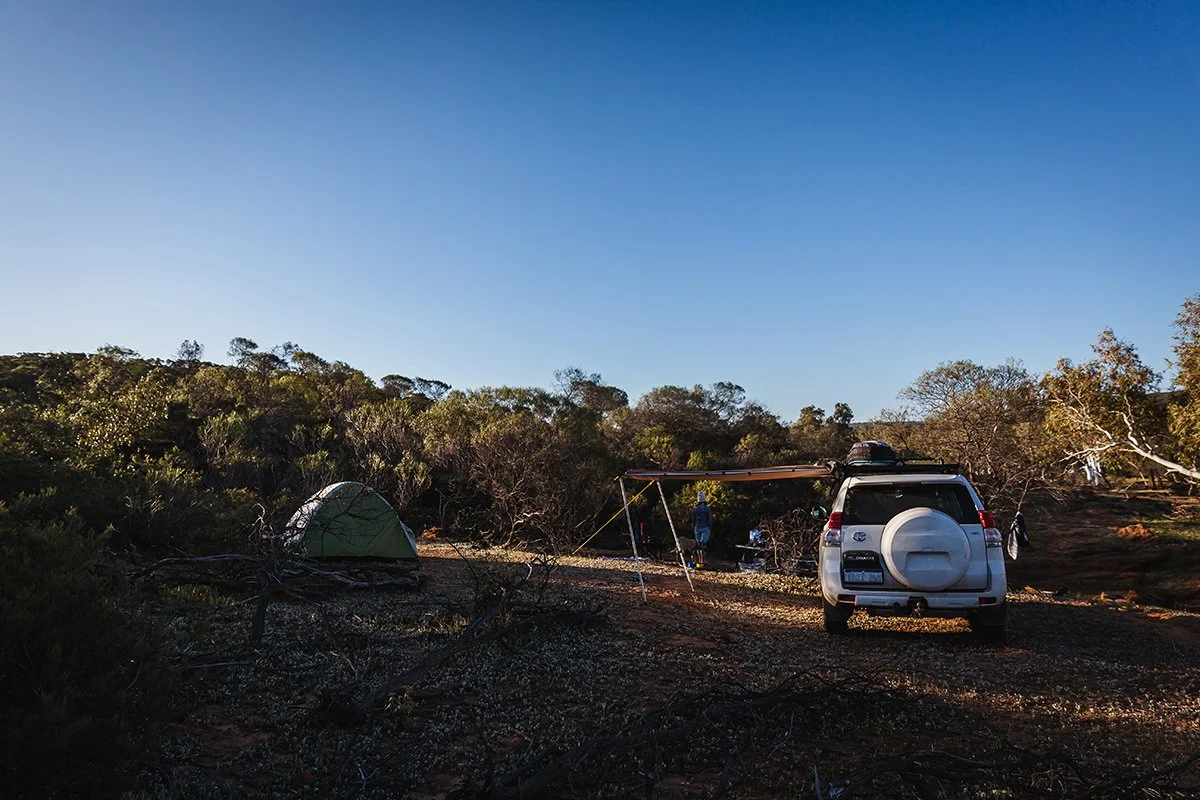 Camping along the Murchison River, Kalbarri