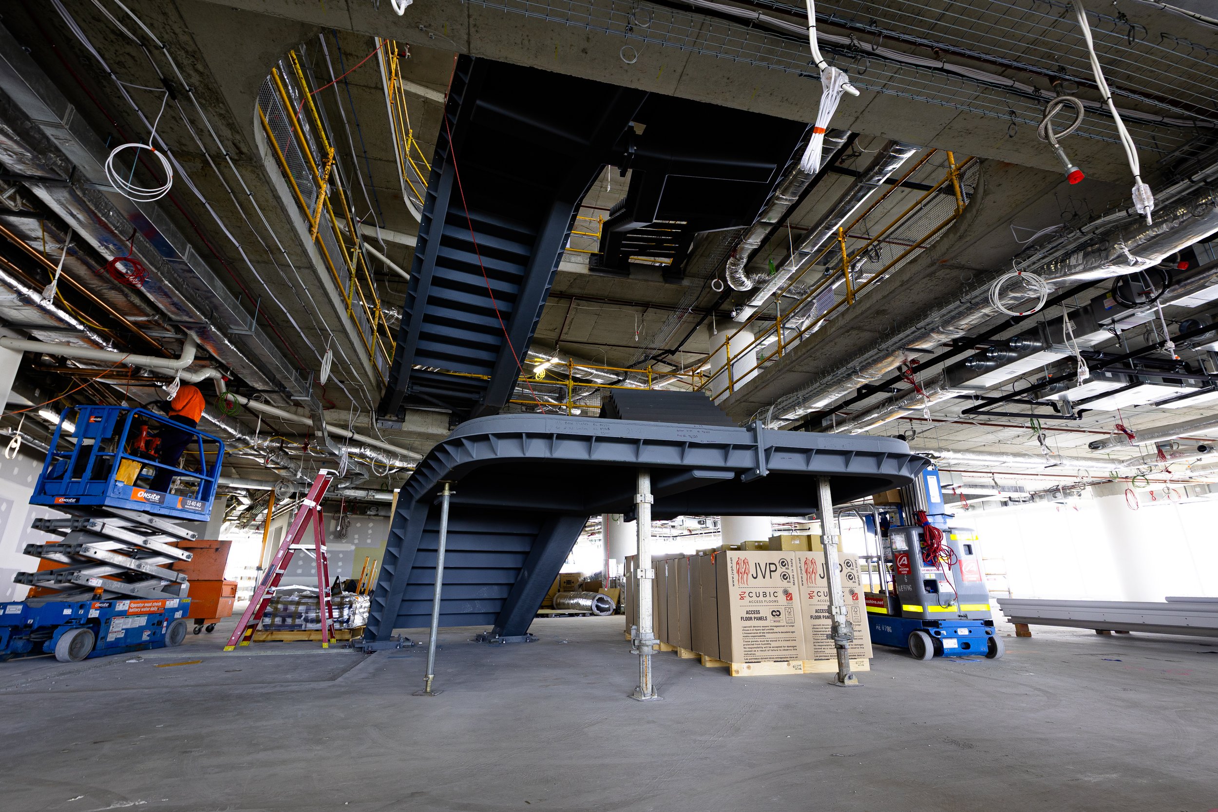 Stairs in the Chevron Building, Perth - ANCR